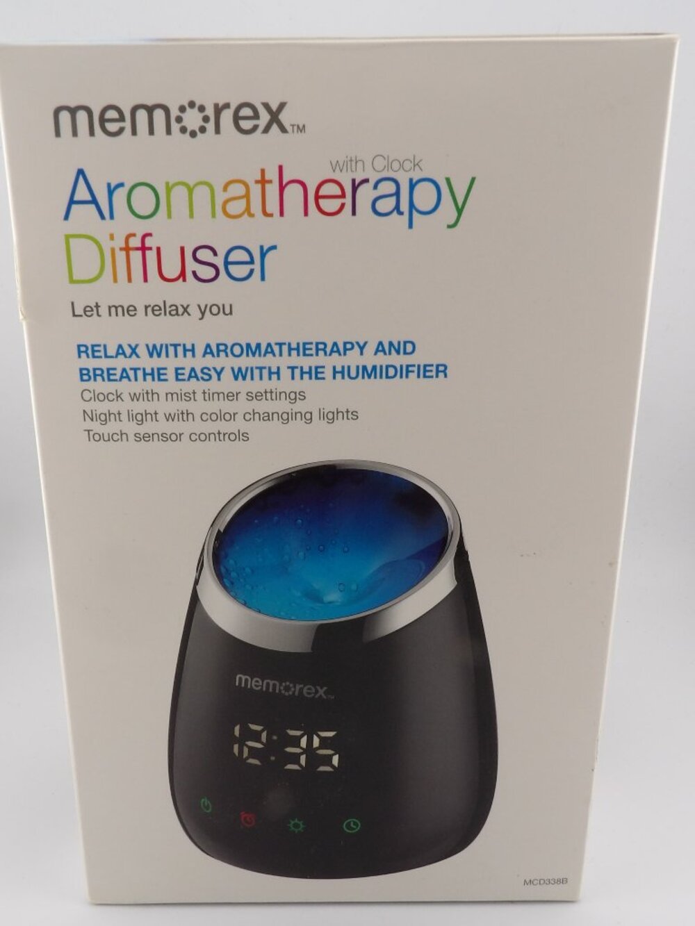 Memorex Aromatherapy Diffuser with Clock